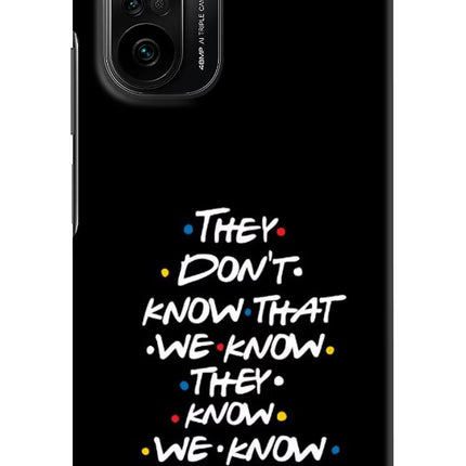 FRIENDS Dialogue Mi 11X/11X Pro Hard Case Back Cover by Casekaro