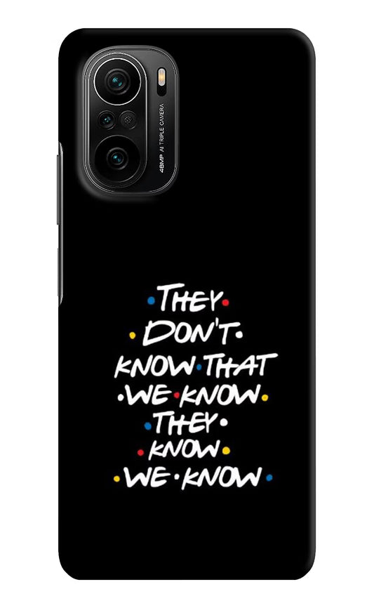 FRIENDS Dialogue Mi 11X/11X Pro Hard Case Back Cover by Casekaro
