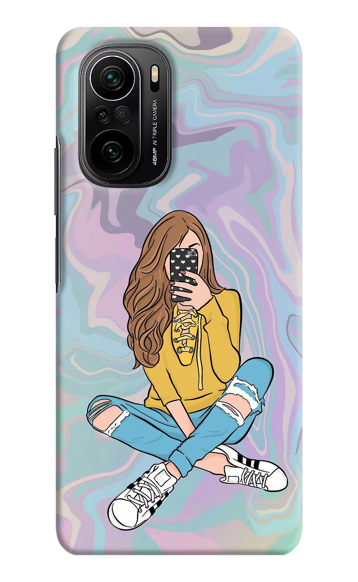 Selfie Girl Mi 11X/11X Pro Hard Case Back Cover by Casekaro