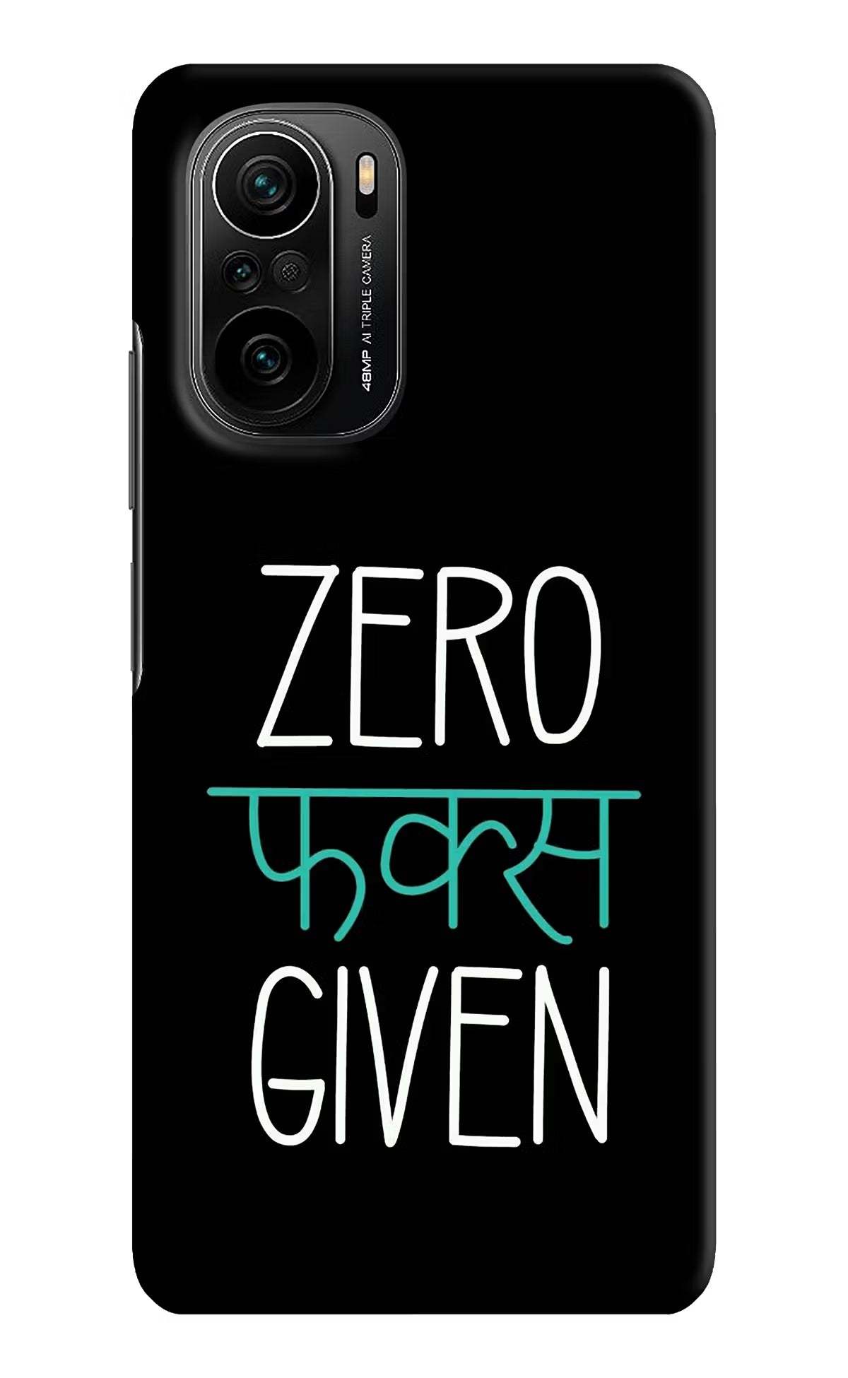 Zero Fucks Given Mi 11X/11X Pro Hard Case Back Cover by Casekaro