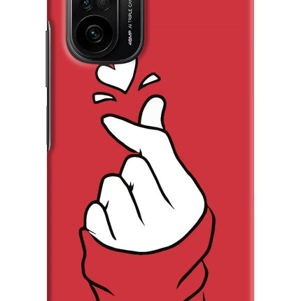 Korean Love Sign Mi 11X/11X Pro Hard Case Back Cover by Casekaro