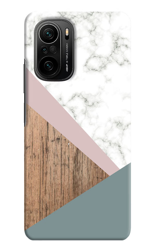 Marble wood Abstract Mi 11X/11X Pro Hard Case Back Cover by Casekaro