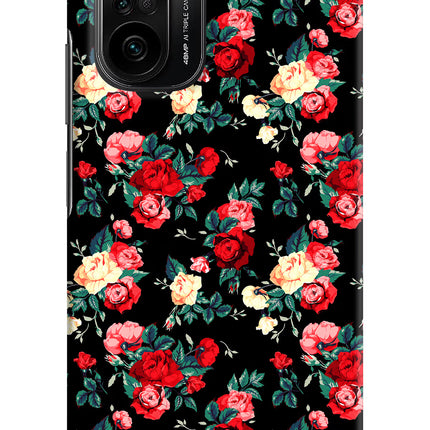 Rose Pattern Mi 11X/11X Pro Hard Case Back Cover by Casekaro