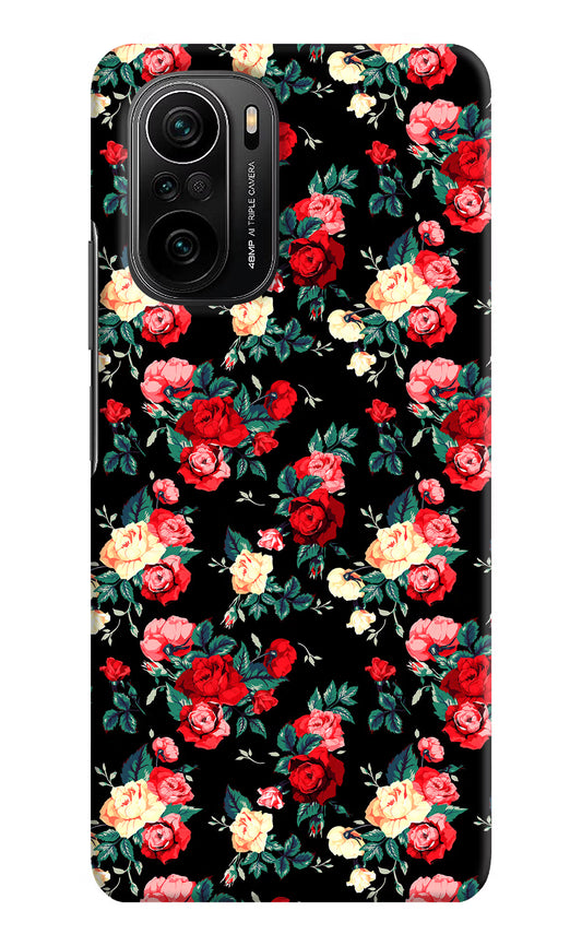 Rose Pattern Mi 11X/11X Pro Hard Case Back Cover by Casekaro