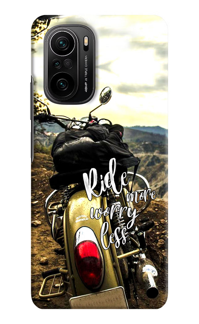 Ride More Worry Less Mi 11X/11X Pro Hard Case Back Cover by Casekaro