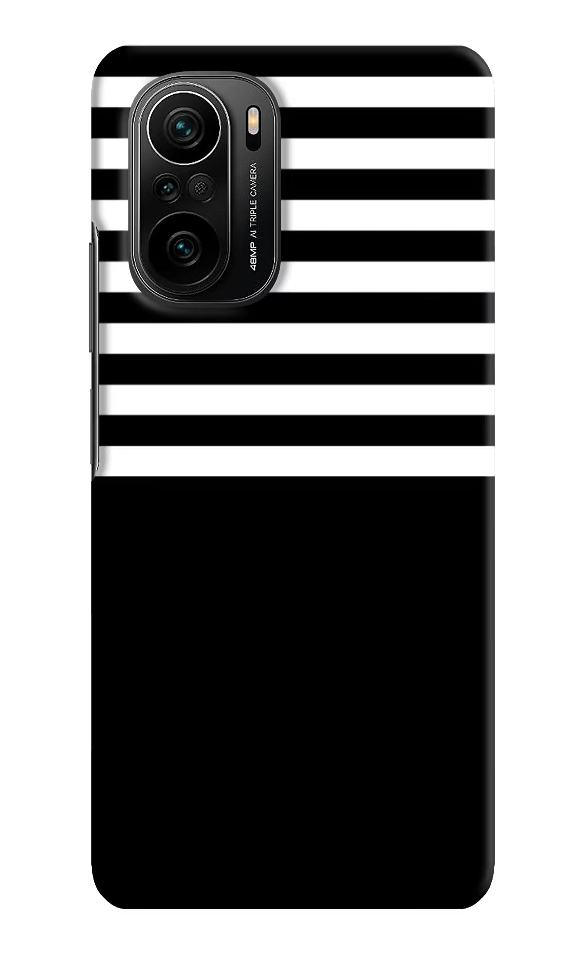 Black and White Print Mi 11X/11X Pro Hard Case Back Cover by Casekaro