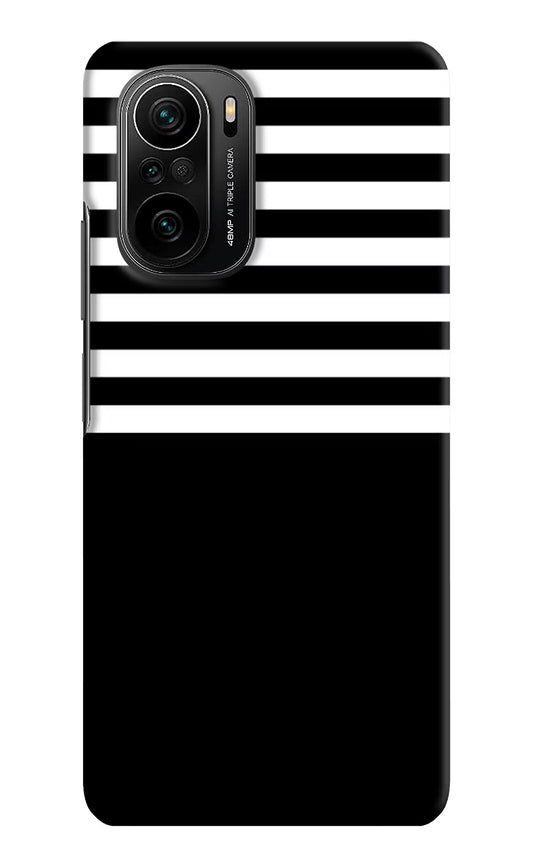 Black and White Print Mi 11X/11X Pro Hard Case Back Cover by Casekaro