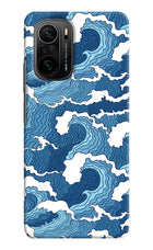 Blue Waves Mi 11X/11X Pro Hard Case Back Cover by Casekaro