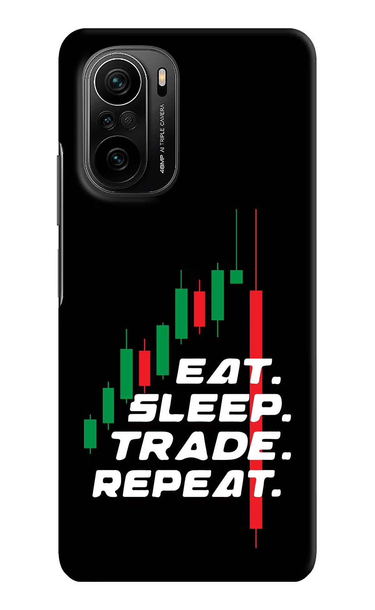Eat Sleep Trade Repeat Mi 11X/11X Pro Hard Case Back Cover by Casekaro