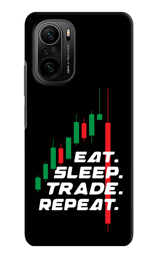Eat Sleep Trade Repeat Mi 11X/11X Pro Hard Case Back Cover by Casekaro