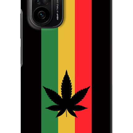 Weed Flag Mi 11X/11X Pro Hard Case Back Cover by Casekaro