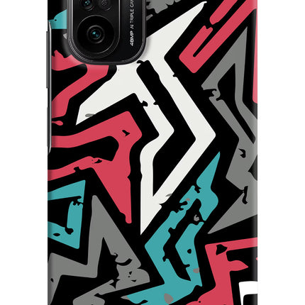 Geometric Graffiti Mi 11X/11X Pro Hard Case Back Cover by Casekaro