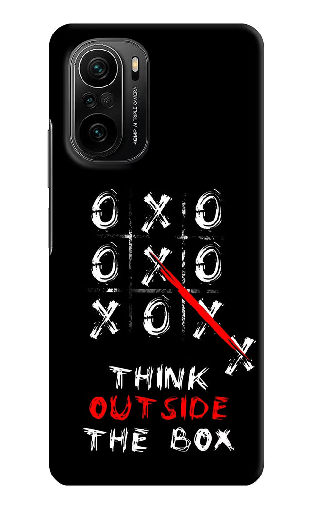 Think out of the BOX Mi 11X/11X Pro Hard Case Back Cover by Casekaro