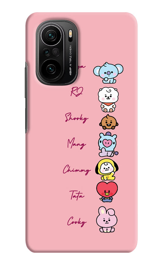 BTS names Mi 11X/11X Pro Hard Case Back Cover by Casekaro