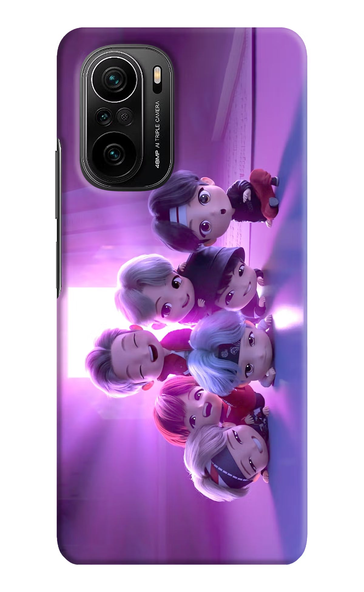 BTS Chibi Mi 11X/11X Pro Hard Case Back Cover by Casekaro