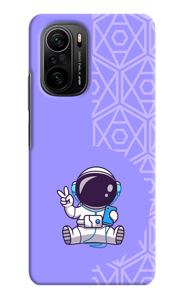 Cute Astronaut Chilling Mi 11X/11X Pro Hard Case Back Cover by Casekaro