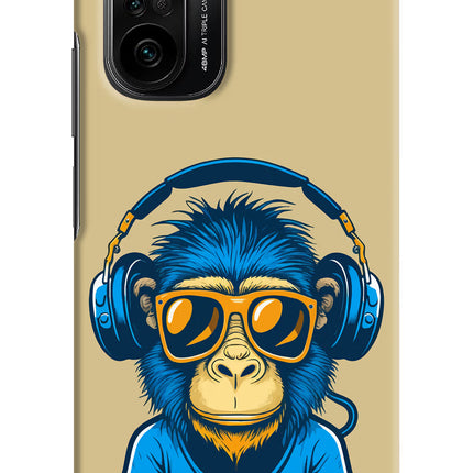 Monkey Headphone Mi 11X/11X Pro Hard Case Back Cover by Casekaro