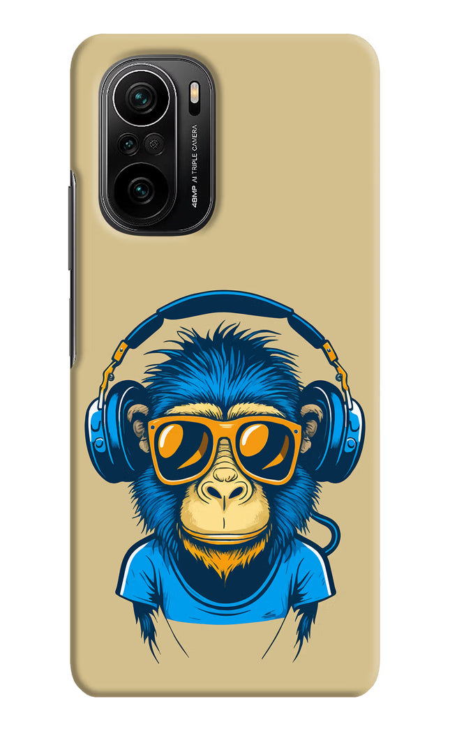 Monkey Headphone Mi 11X/11X Pro Hard Case Back Cover by Casekaro