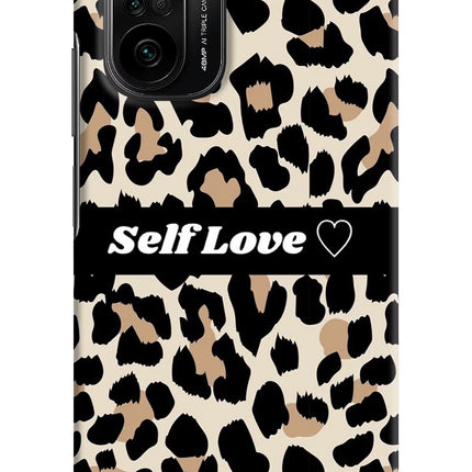 Leopard Print Self Love Mi 11X/11X Pro Hard Case Back Cover by Casekaro