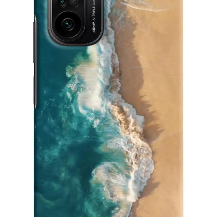 Ocean Beach Mi 11X/11X Pro Hard Case Back Cover by Casekaro