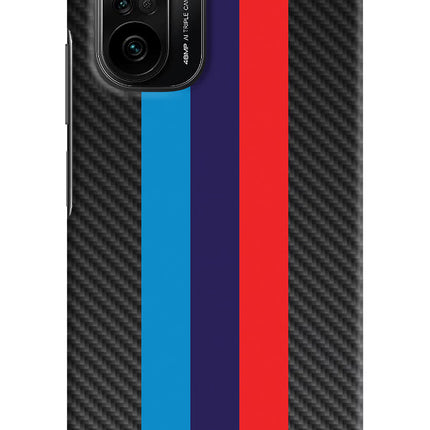 BMW Stripes Pattern Mi 11X/11X Pro Hard Case Back Cover by Casekaro