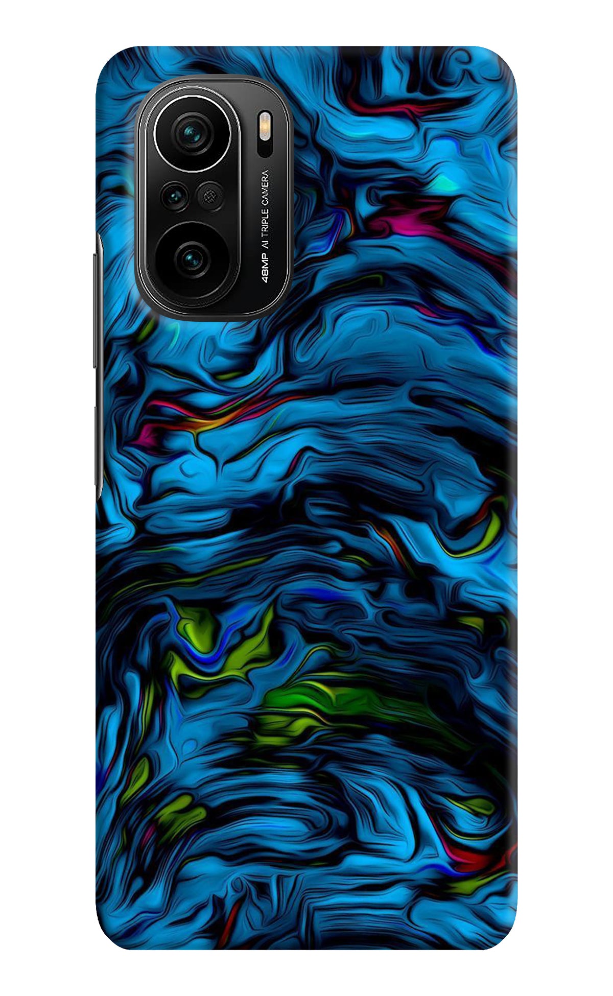 Dark Blue Abstract Mi 11X/11X Pro Back Cover