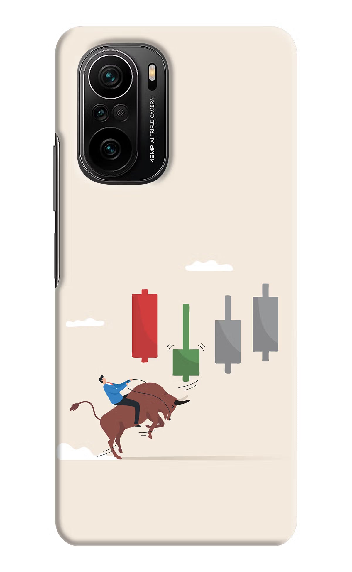 Bull Trading Momentum Mi 11X/11X Pro Hard Case Back Cover by Casekaro