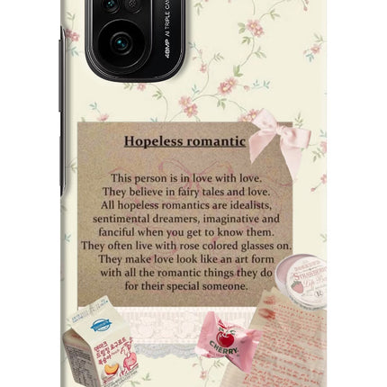 Hopeless Romantic Mi 11X/11X Pro Hard Case Back Cover by Casekaro