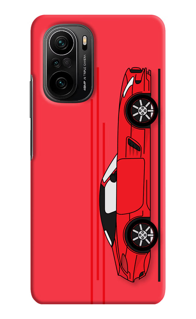 Red Velocity Mi 11X/11X Pro Hard Case Back Cover by Casekaro