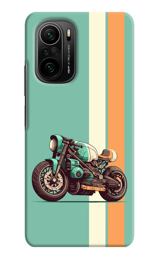 Striped Moto Drift Mi 11X/11X Pro Hard Case Back Cover by Casekaro