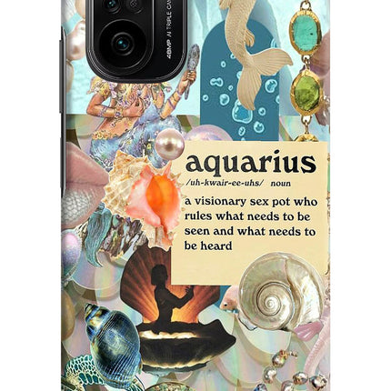 Aquarius Zodiac Mi 11X/11X Pro Hard Case Back Cover by Casekaro