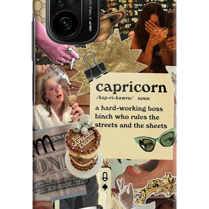Capricorn Zodiac Mi 11X/11X Pro Hard Case Back Cover by Casekaro