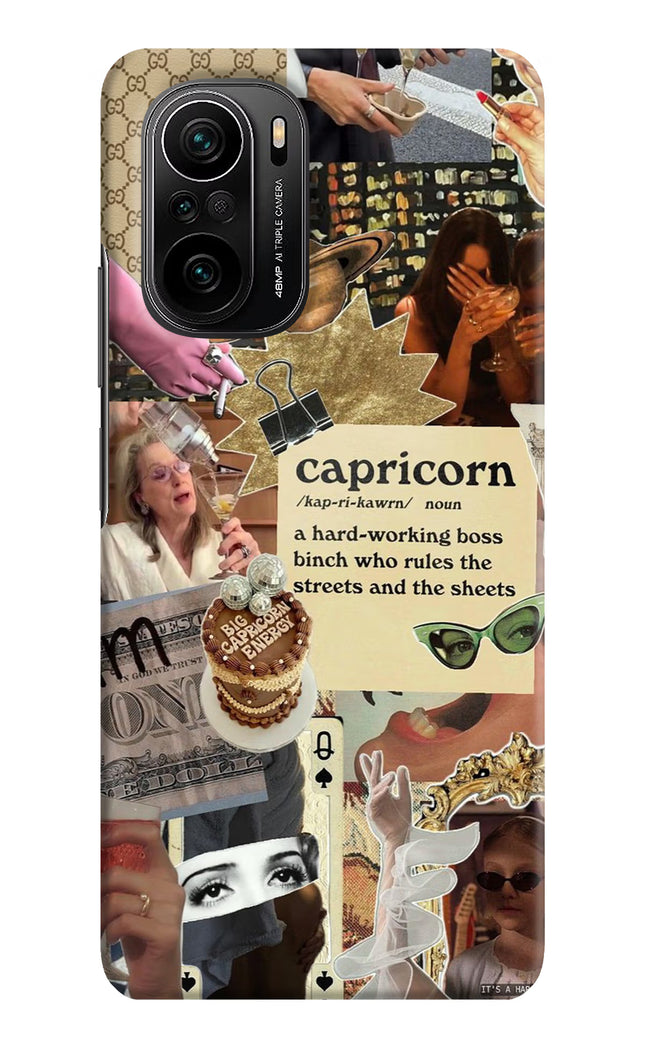 Capricorn Zodiac Mi 11X/11X Pro Hard Case Back Cover by Casekaro