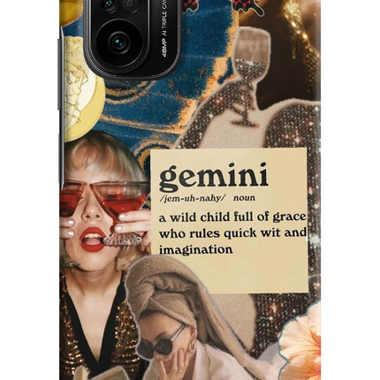 Gemini Zodiac Mi 11X/11X Pro Hard Case Back Cover by Casekaro