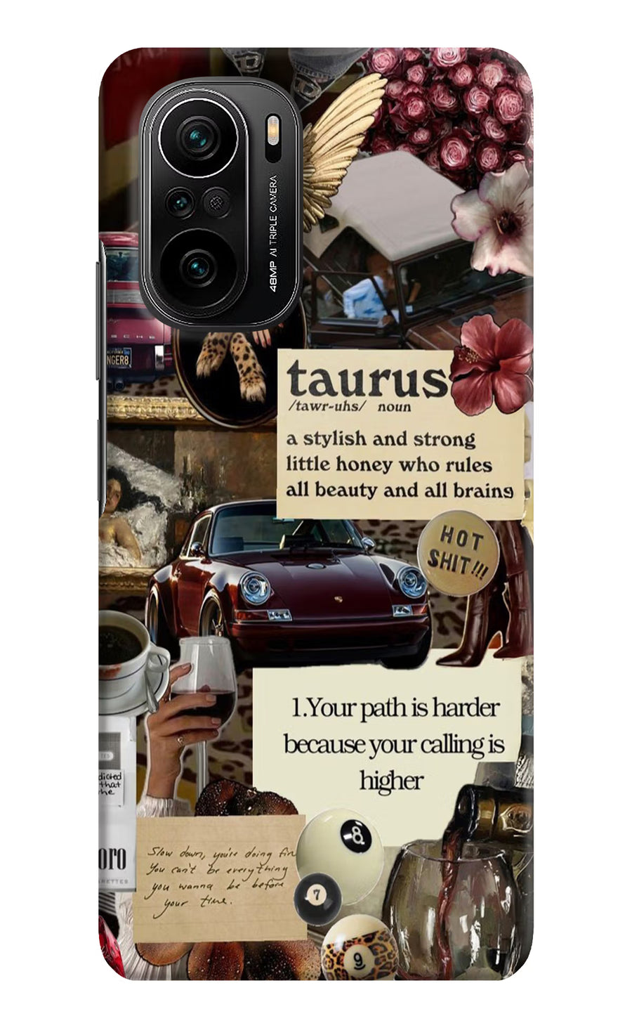 Taurus Zodiac Mi 11X/11X Pro Back Cover, Hard case