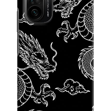 Twin Dragons Mi 11X/11X Pro Hard Case Back Cover by Casekaro
