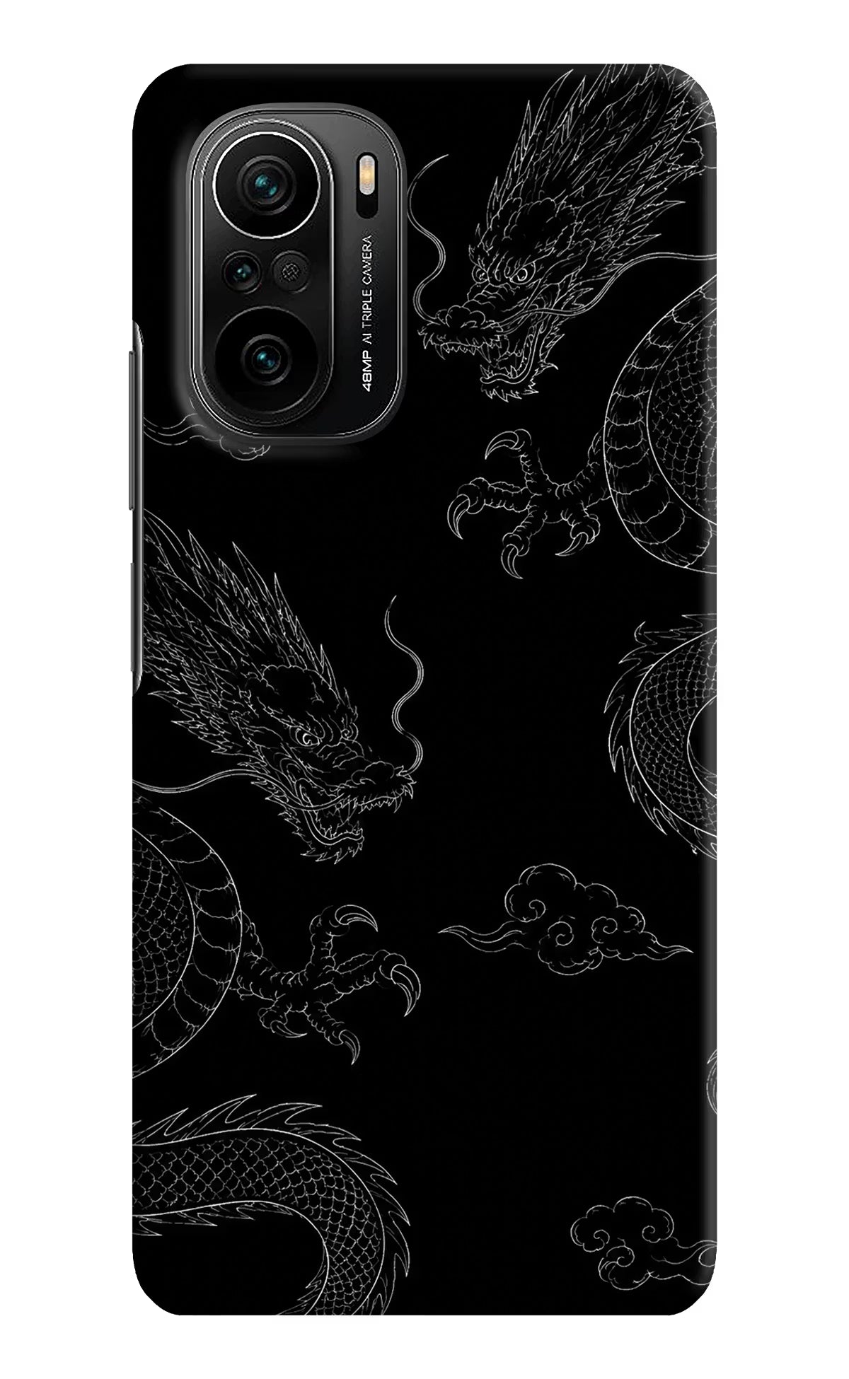 Twin Dragons Mi 11X/11X Pro Hard Case Back Cover by Casekaro