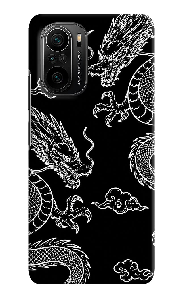 Twin Dragons Mi 11X/11X Pro Hard Case Back Cover by Casekaro