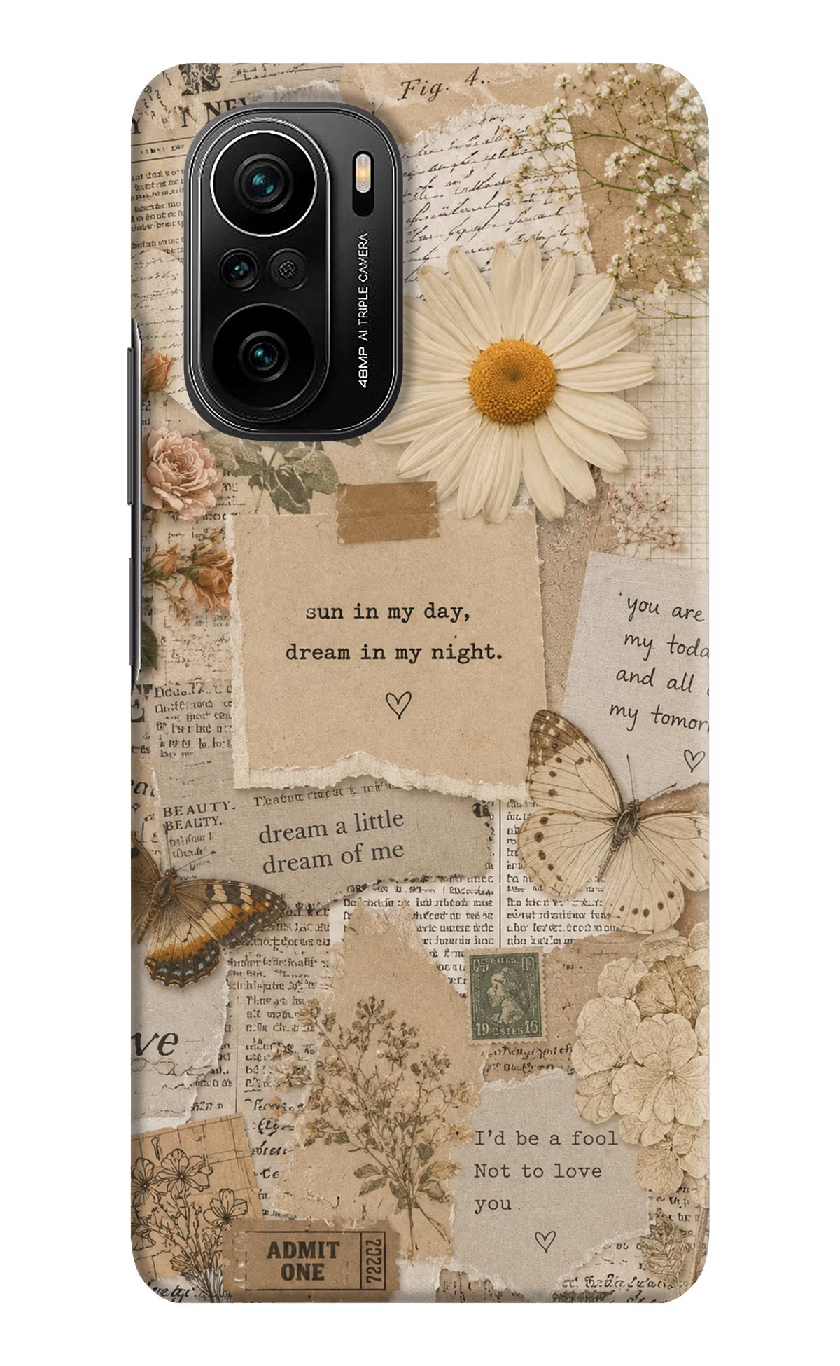 Vintage case Mi 11X/11X Pro Back Cover