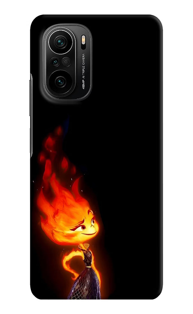 Ember Flame Mi 11X/11X Pro Hard Case Back Cover by Casekaro