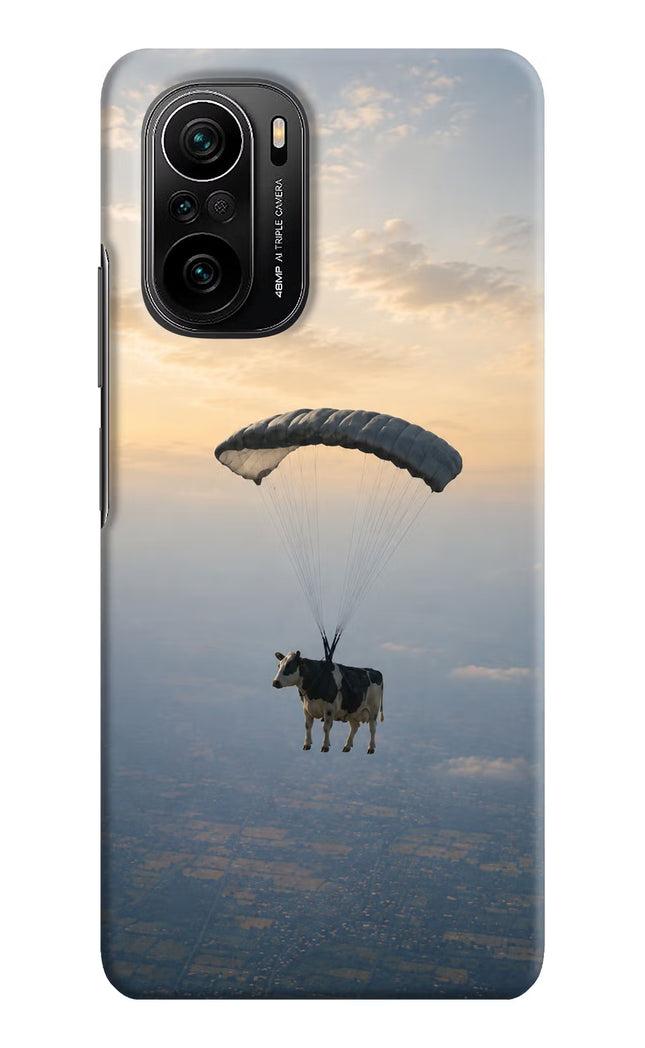 Skydiving Cow Mi 11X/11X Pro Hard Case Back Cover by Casekaro