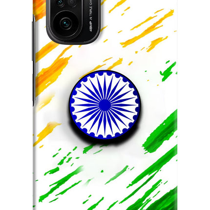Indian Flag Ashoka Chakra Mi 11X/11X Pro Pop Case by Casekaro