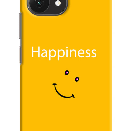 Happiness With Smiley Mi 11 Lite Hard Case Back Cover by Casekaro