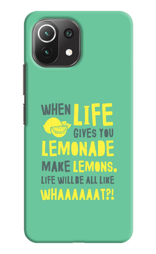 Quote Mi 11 Lite Hard Case Back Cover by Casekaro