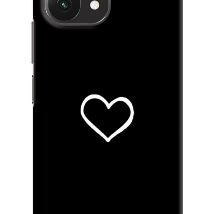 Heart Mi 11 Lite Hard Case Back Cover by Casekaro