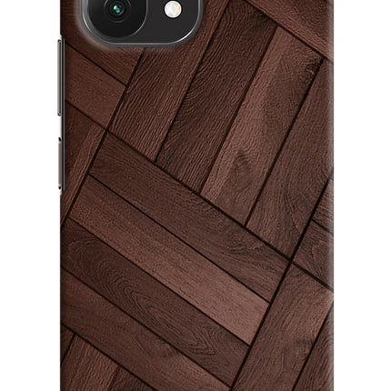 Wooden Texture Design Mi 11 Lite Hard Case Back Cover by Casekaro