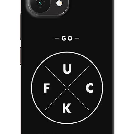 Go Fuck Yourself Mi 11 Lite Hard Case Back Cover by Casekaro
