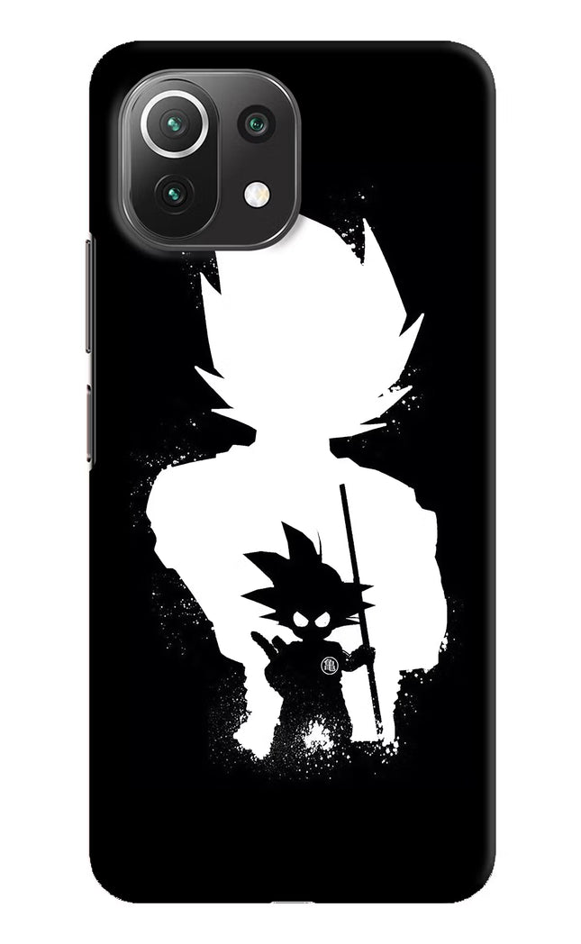 Goku Shadow Mi 11 Lite Hard Case Back Cover by Casekaro