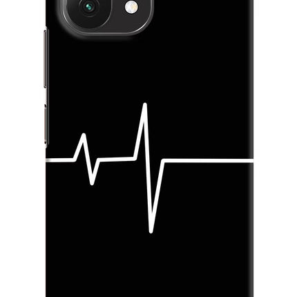 Heart Beats Mi 11 Lite Hard Case Back Cover by Casekaro