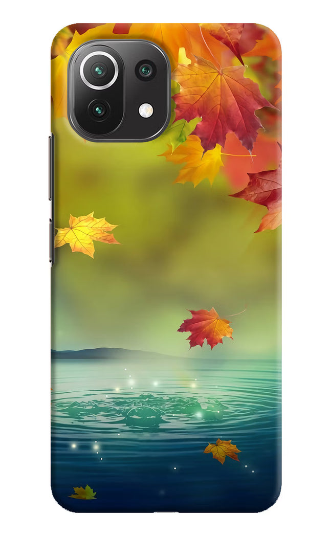 Flowers Mi 11 Lite Hard Case Back Cover by Casekaro